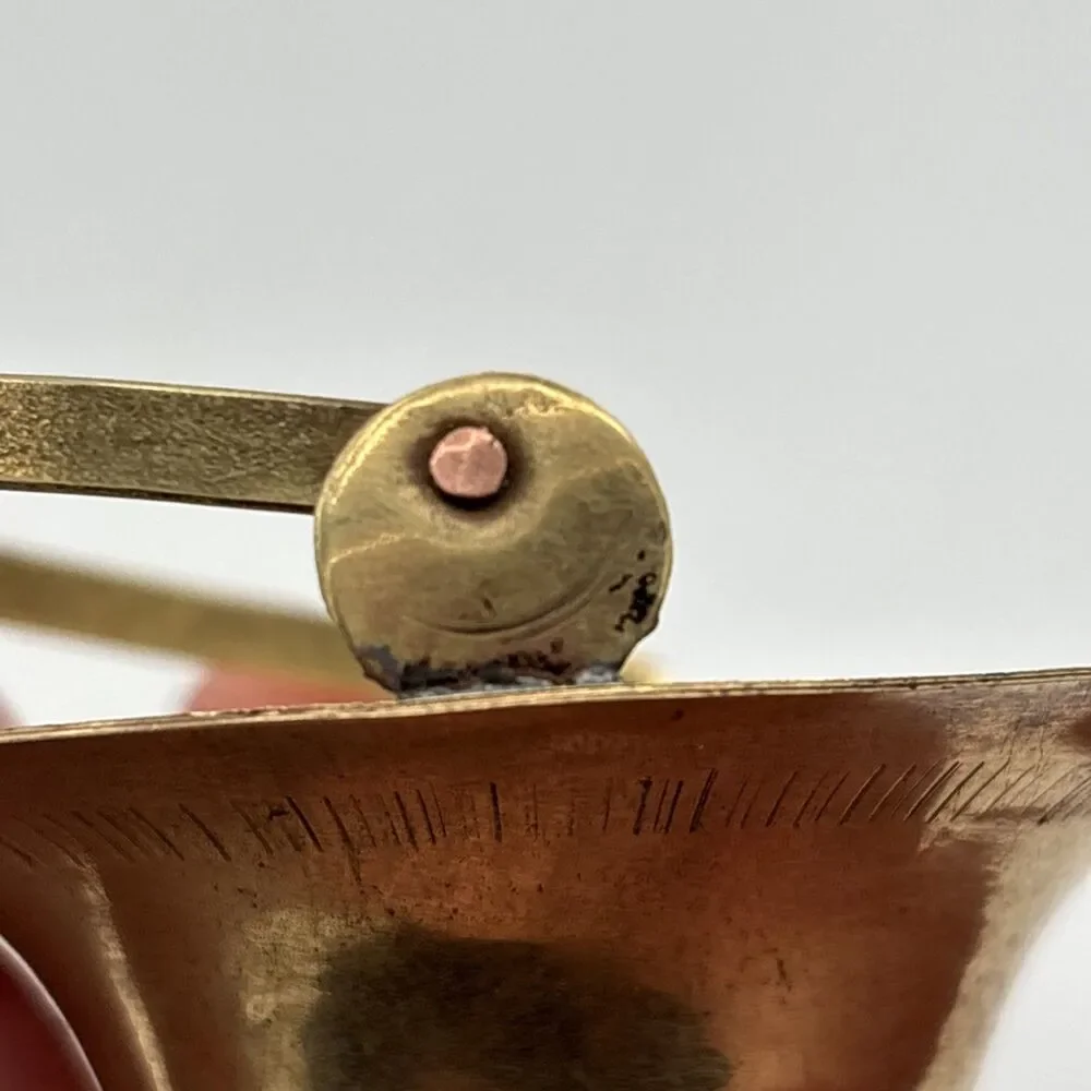Vintage Brass Small/Miniature Basket Candy Trinket Dish - Decorative
